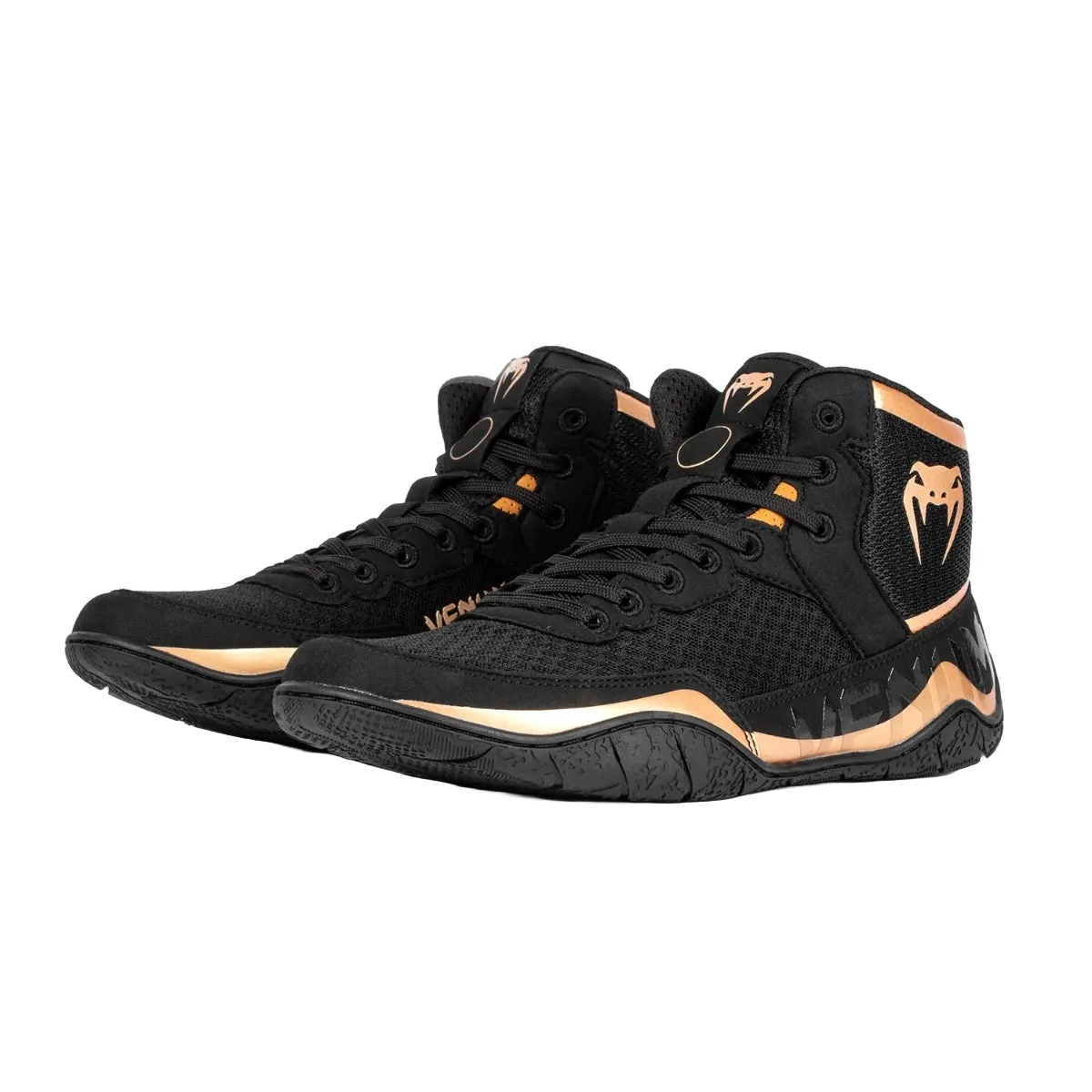 Venum Elite Wrestling Shoes Black/Bronze