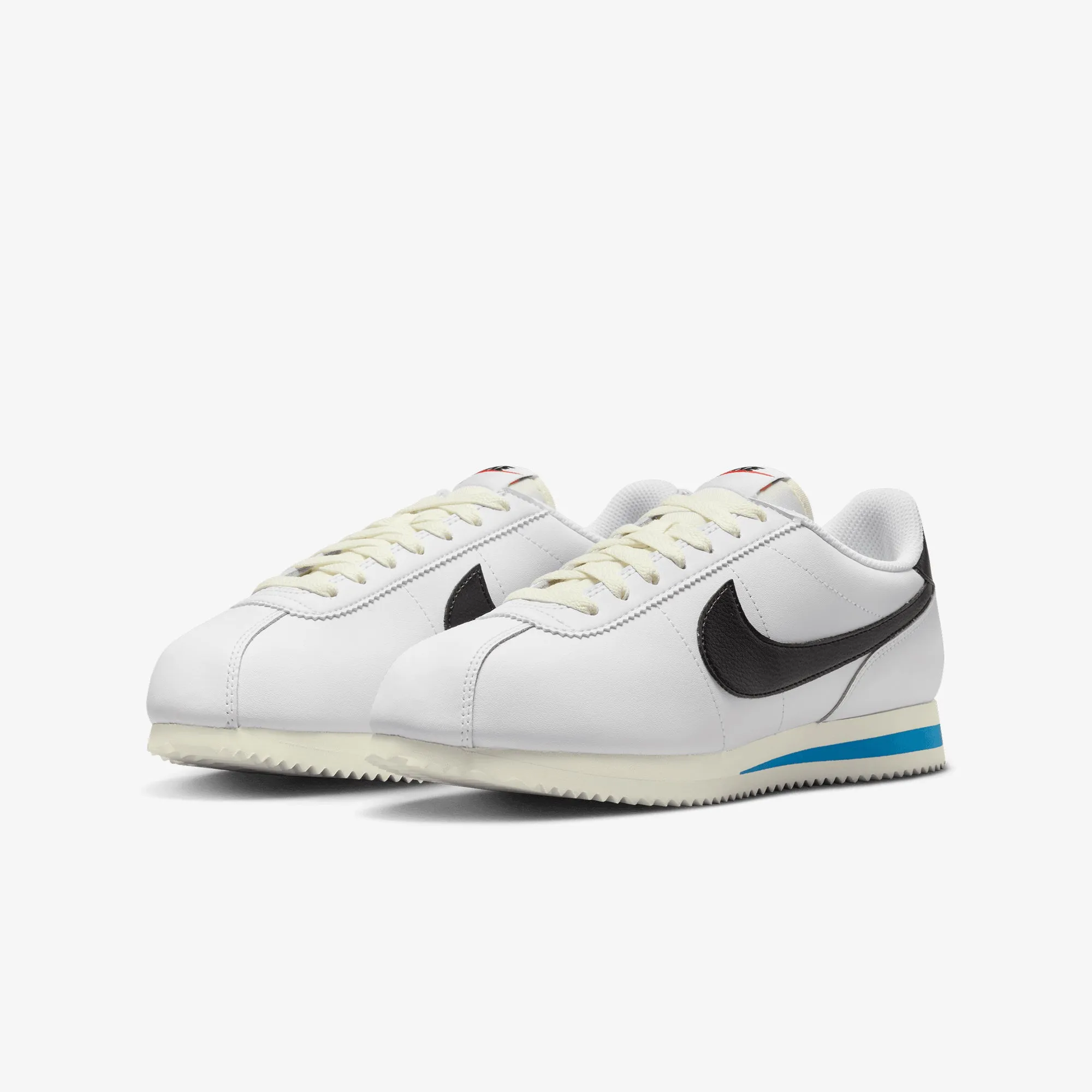 WMN'S CORTEZ 'WHITE/BLACK-LT PHOTO BLUE-SAIL'