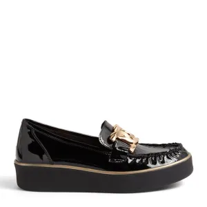 ZURINA W - BLACK-BLACK SOLE PATENT LEATHER